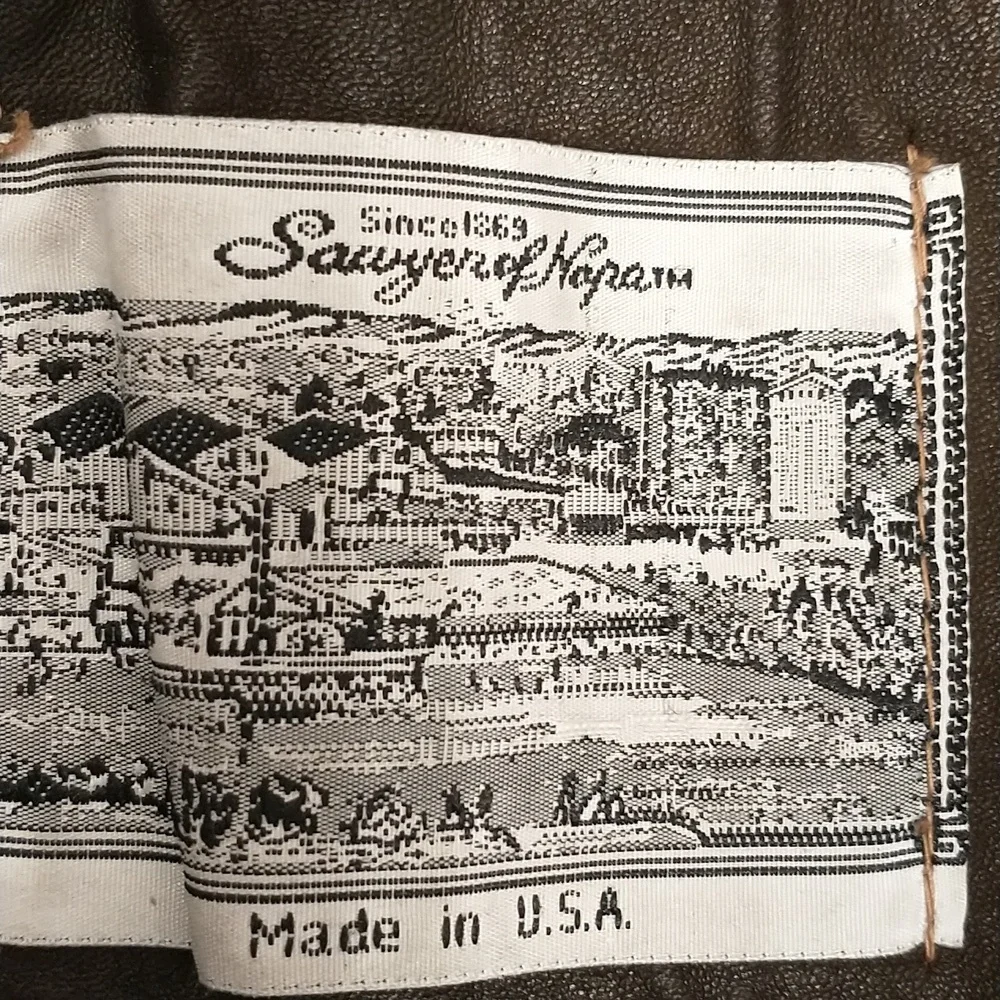 Vintage Shearling Coat USA Made Sawyer Napa Taupe Maxi Oversized Warm SeeMeasure - Picture 8 of 16